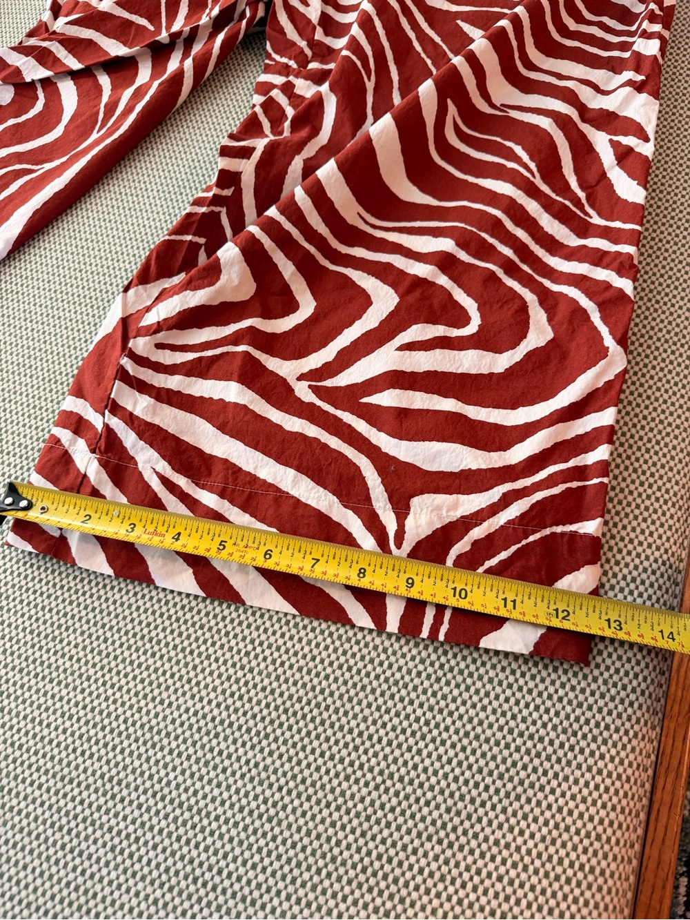 Banana Republic Rust and White Zebra Jumpsuit Size M #146 - Picture 9 of 17